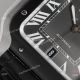 TW Factory 1-1 Copy Santos Cartier 39.8mm Anthracite Dial Leather Strap with Upgrade Clasp (3)_th.jpg